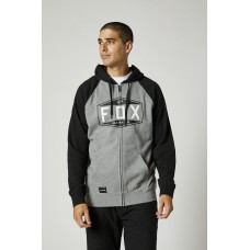 FOX EMBLEM ZIP RAGLAN FLEECE [HTR GRAPH]: Mărime - M (FOX-27650-185-M)