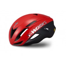 Casca SPECIALIZED S-Works Evade ANGi-Ready - Satin/Gloss Flo Red/Chrome M