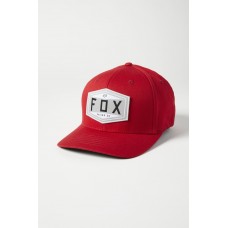 FOX EMBLEM FLEXFIT HAT [CHILI]: Mărime - S (FOX-27096-555-S)