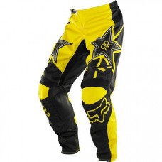Pantaloni FOX 180 ROCKSTAR Pant Black/Yellow (FOX-06427-019-39)