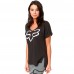 RESPONDED SS VNECK RL SLVE [BLK VIN]: Mărime - XS (FOX-21937-587-XS)