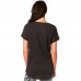 RESPONDED SS VNECK RL SLVE [BLK VIN]: Mărime - XS (FOX-21937-587-XS)